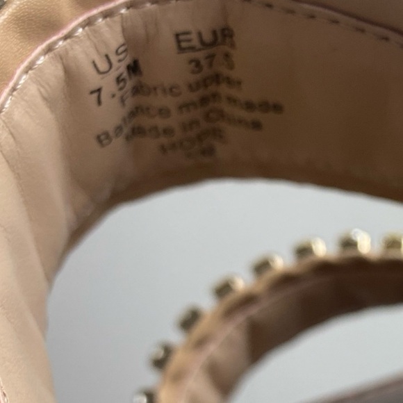 Sam Edelman Women's Hopie Square Toe Crystal-Lined Sandals Tan - Size 7.5 - Picture 6 of 6